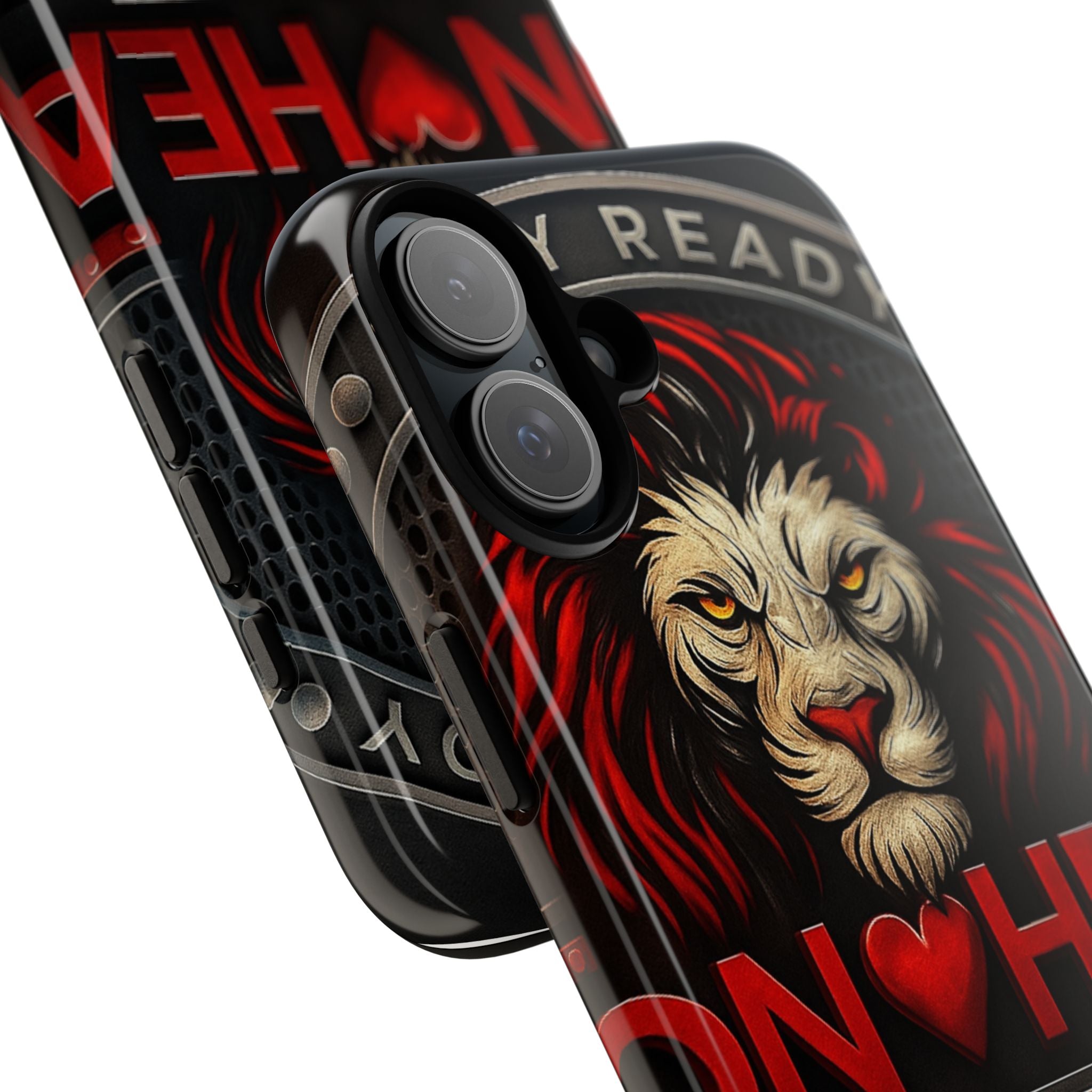 Lionheart Code Performance Phone Case – Shockproof Dual-Layer Protection for iPhone, Samsung & Pixel