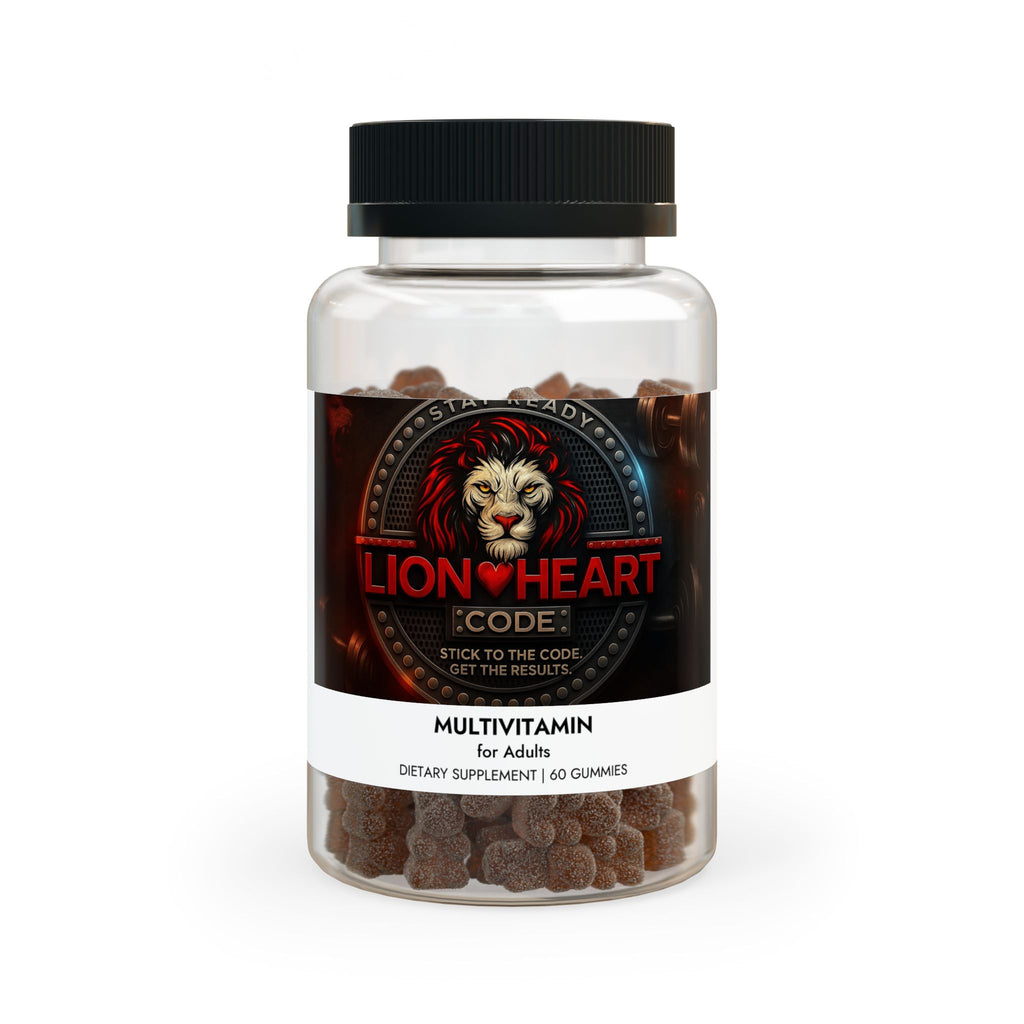 The Lionheart Code Multivitamin - Energy, Recovery & Athletic Performance Support | 60 Gummies