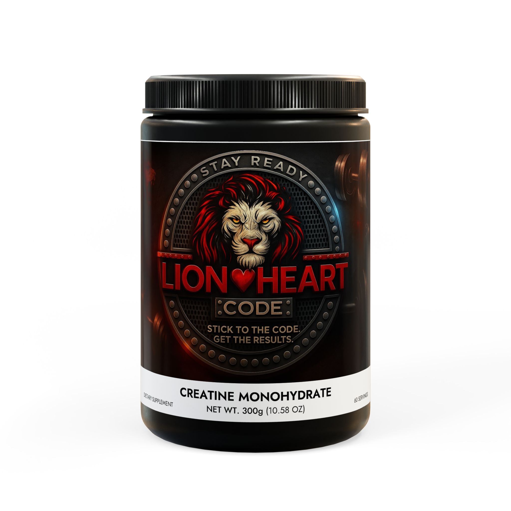 The Lionheart Code Creatine Monohydrate – Strength, Power & Recovery | 60 Servings