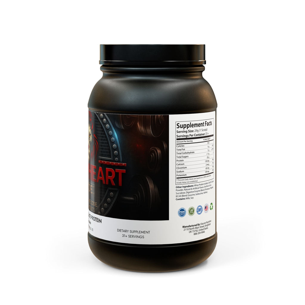 Lionheart Code Whey Isolate Protein Powder (2lb) | Build Muscle. Recover Faster. Level Up Performance.