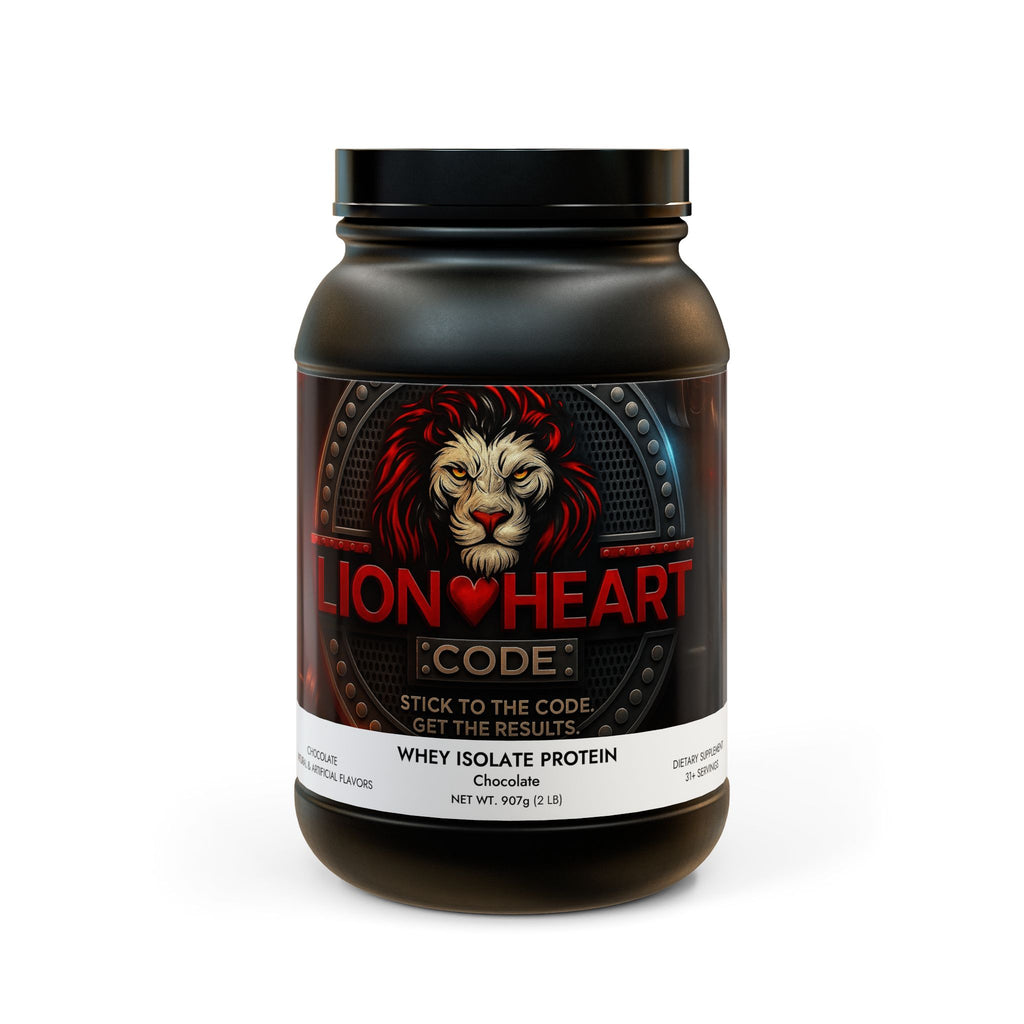 Lionheart Code Whey Isolate Protein Powder (2lb) | Build Muscle. Recover Faster. Level Up Performance.