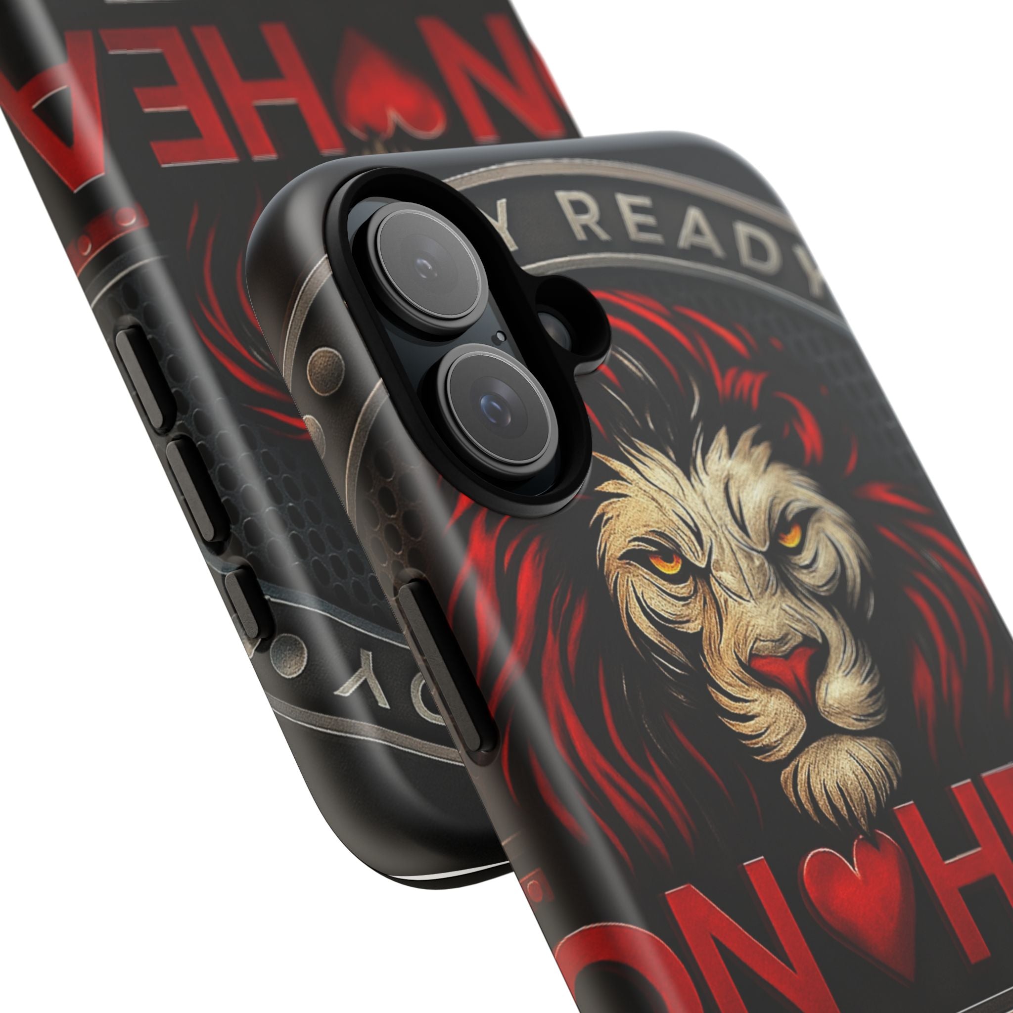 Lionheart Code Performance Phone Case – Shockproof Dual-Layer Protection for iPhone, Samsung & Pixel