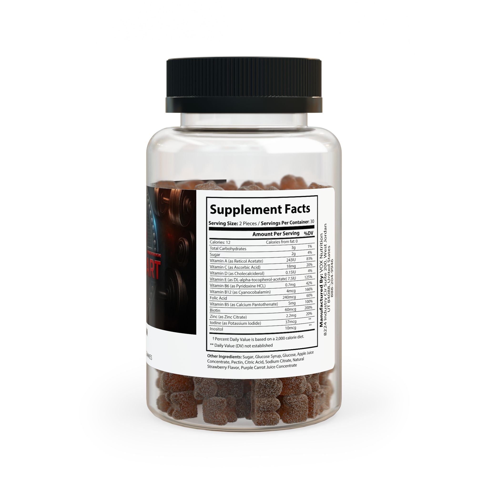 The Lionheart Code Multivitamin - Energy, Recovery & Athletic Performance Support | 60 Gummies