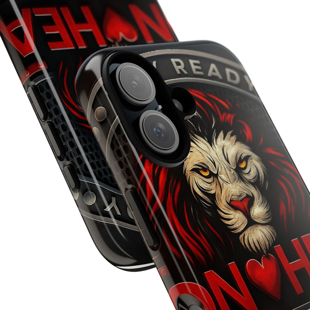 Lionheart Code Performance Phone Case – Shockproof Dual-Layer Protection for iPhone, Samsung & Pixel