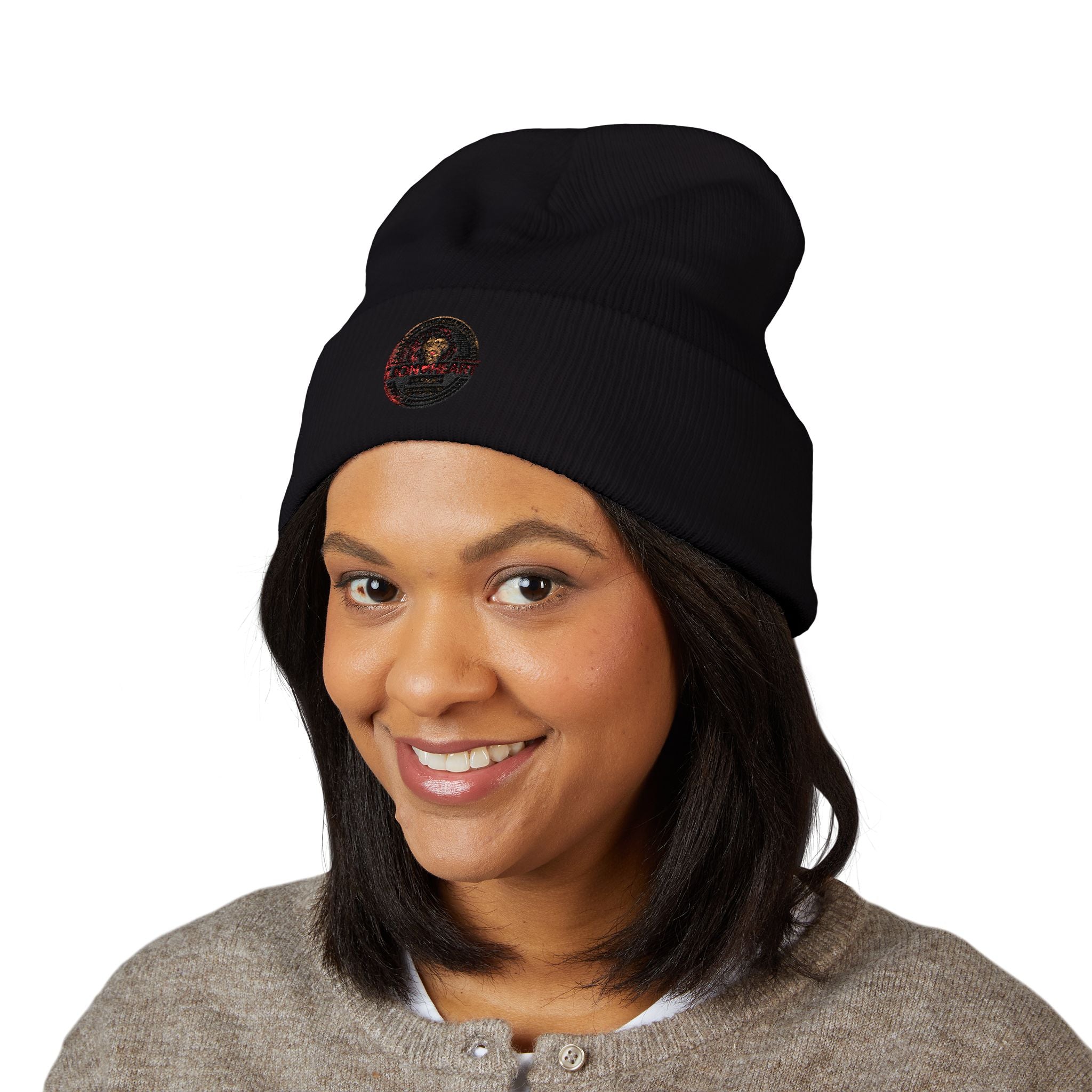 Lionheart Embroidered Classic Cuffed Beanie