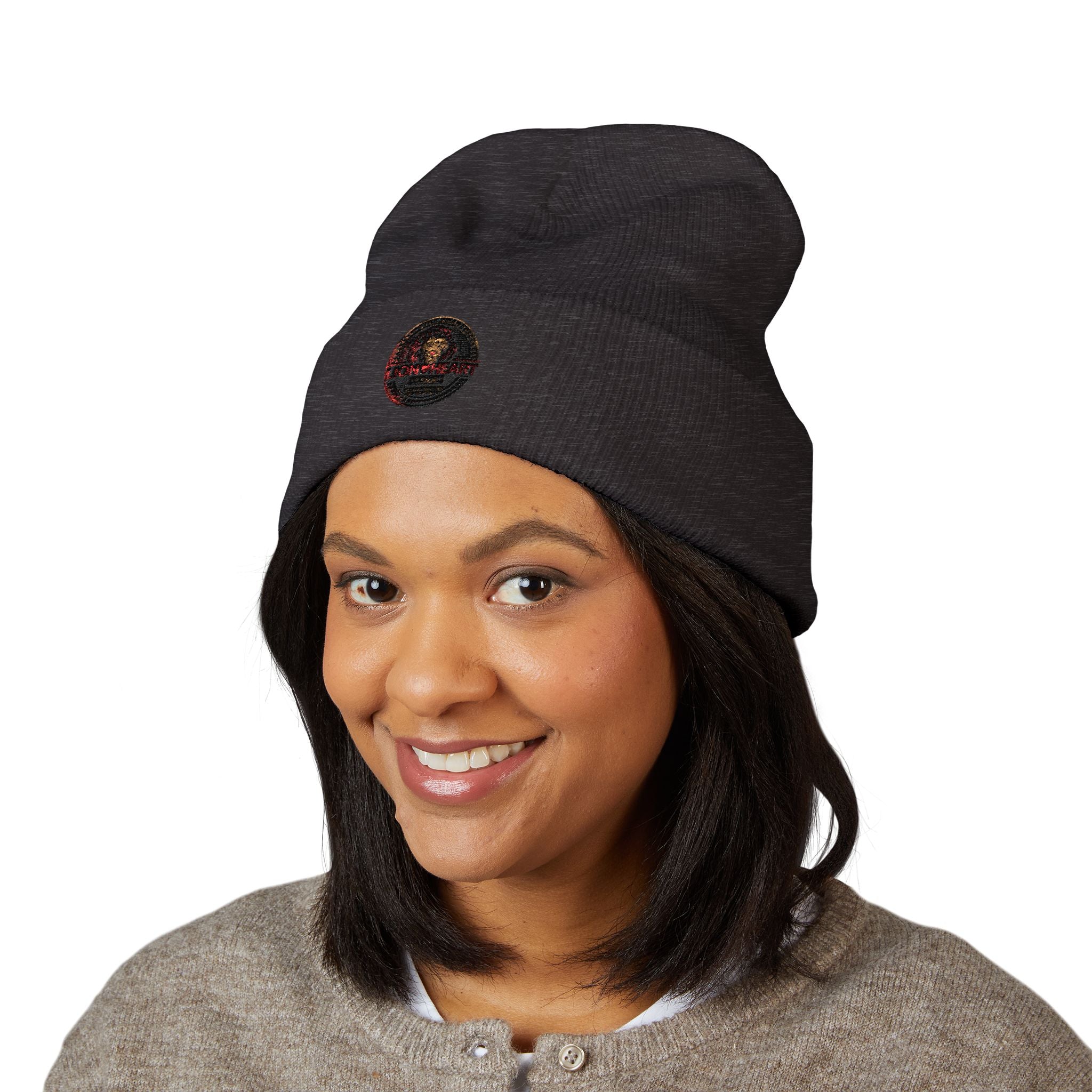 Lionheart Embroidered Classic Cuffed Beanie