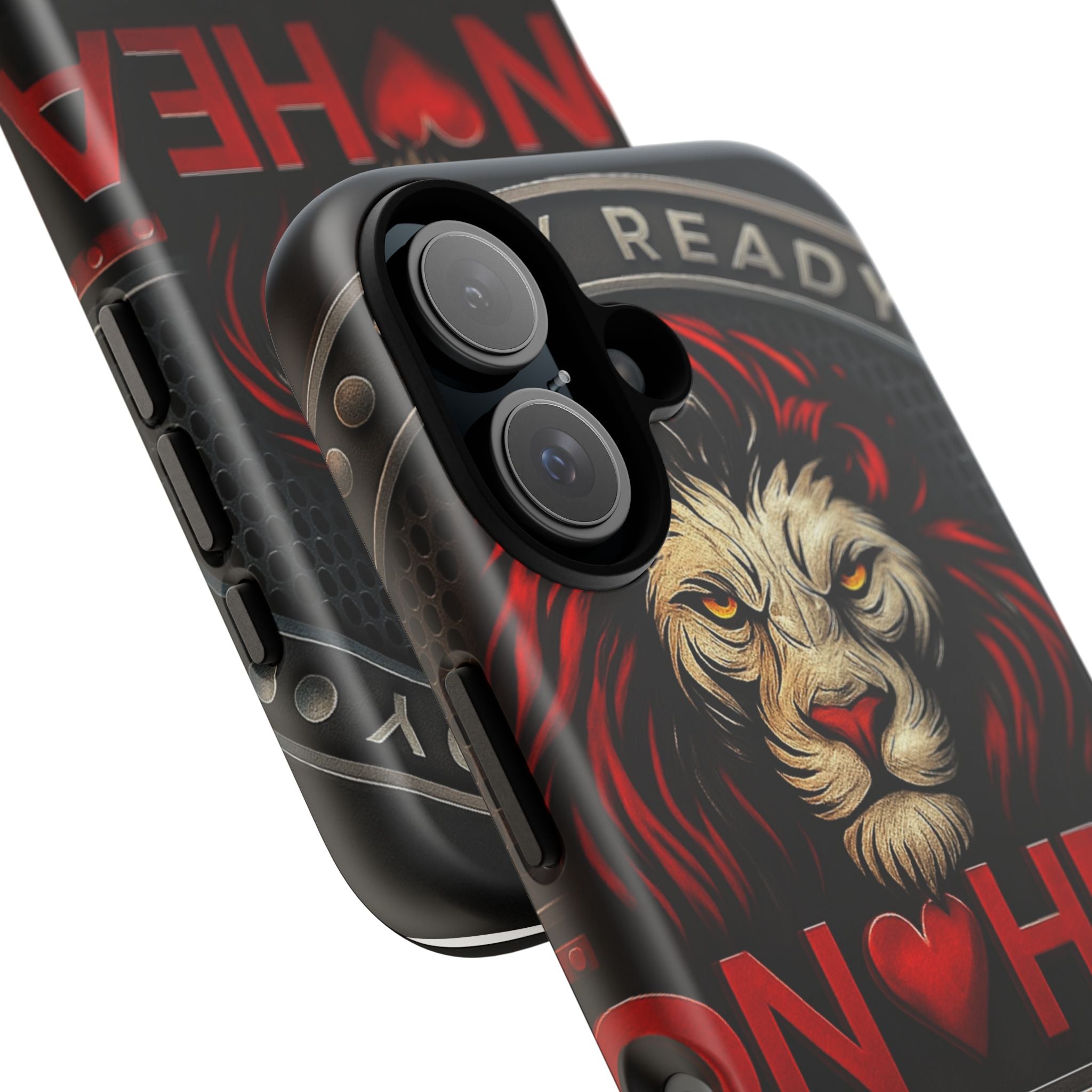 Lionheart Code Performance Phone Case – Shockproof Dual-Layer Protection for iPhone, Samsung & Pixel